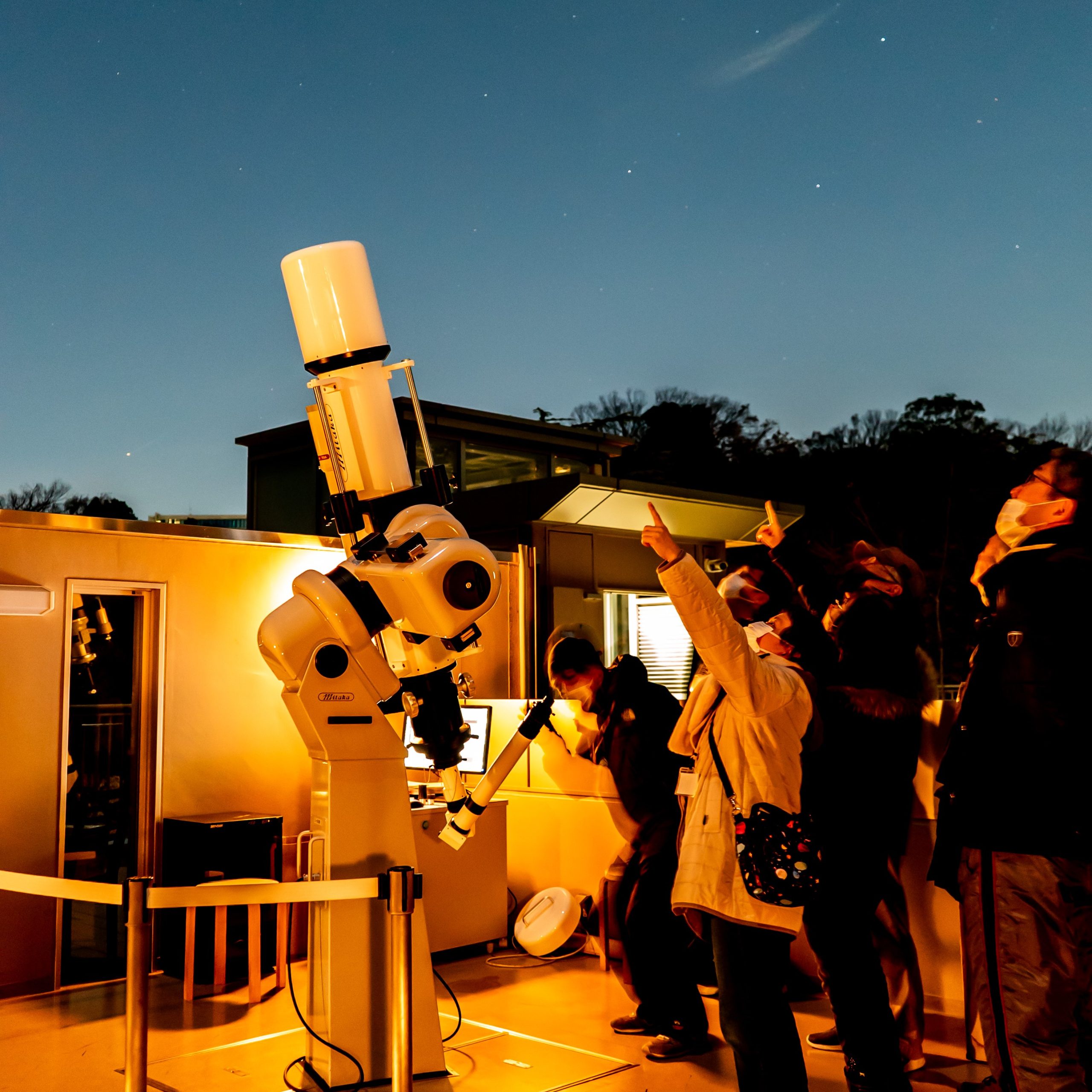 星を見る夕べ開催風景